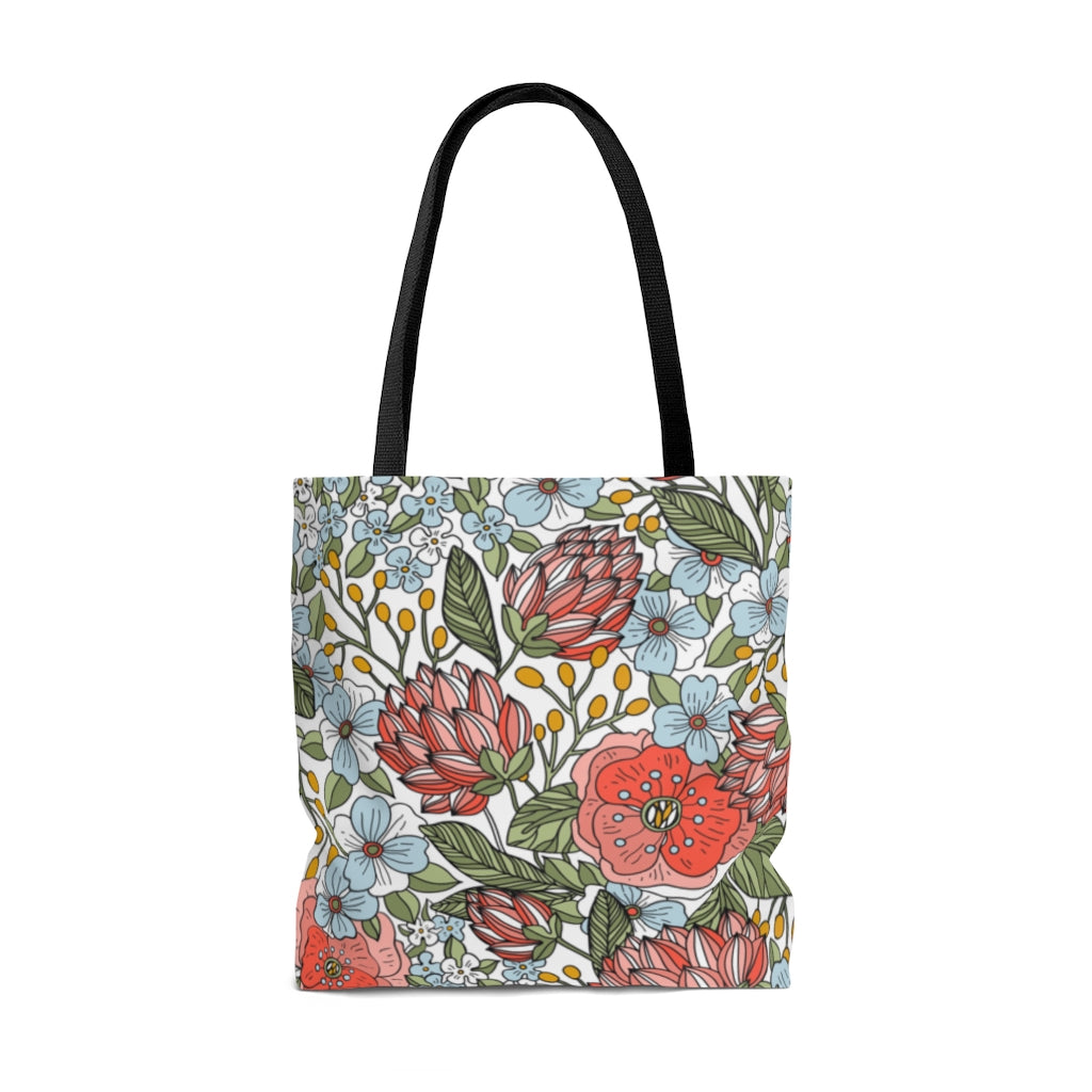 Tote Bag (Stylish Floral, All Over Print)