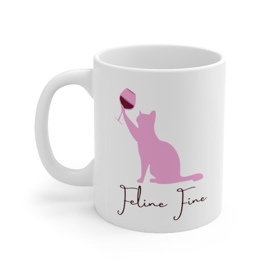 Feline Fine Mug 11oz