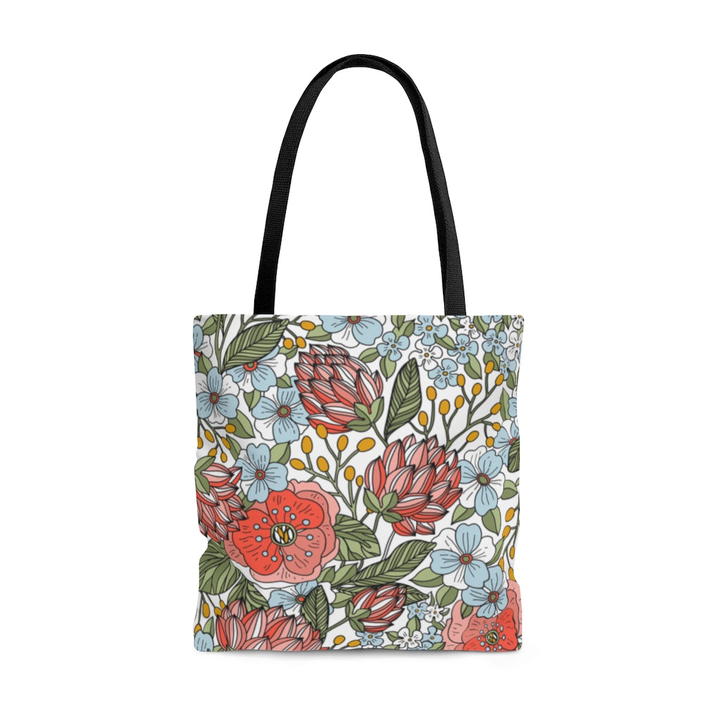 Tote Bag (Stylish Floral, All Over Print)