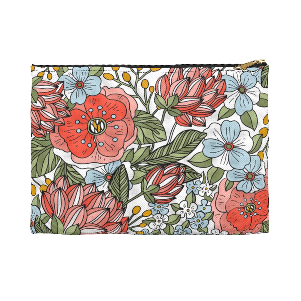 Accessory Pouch (Stylish Floral, All Over Print)