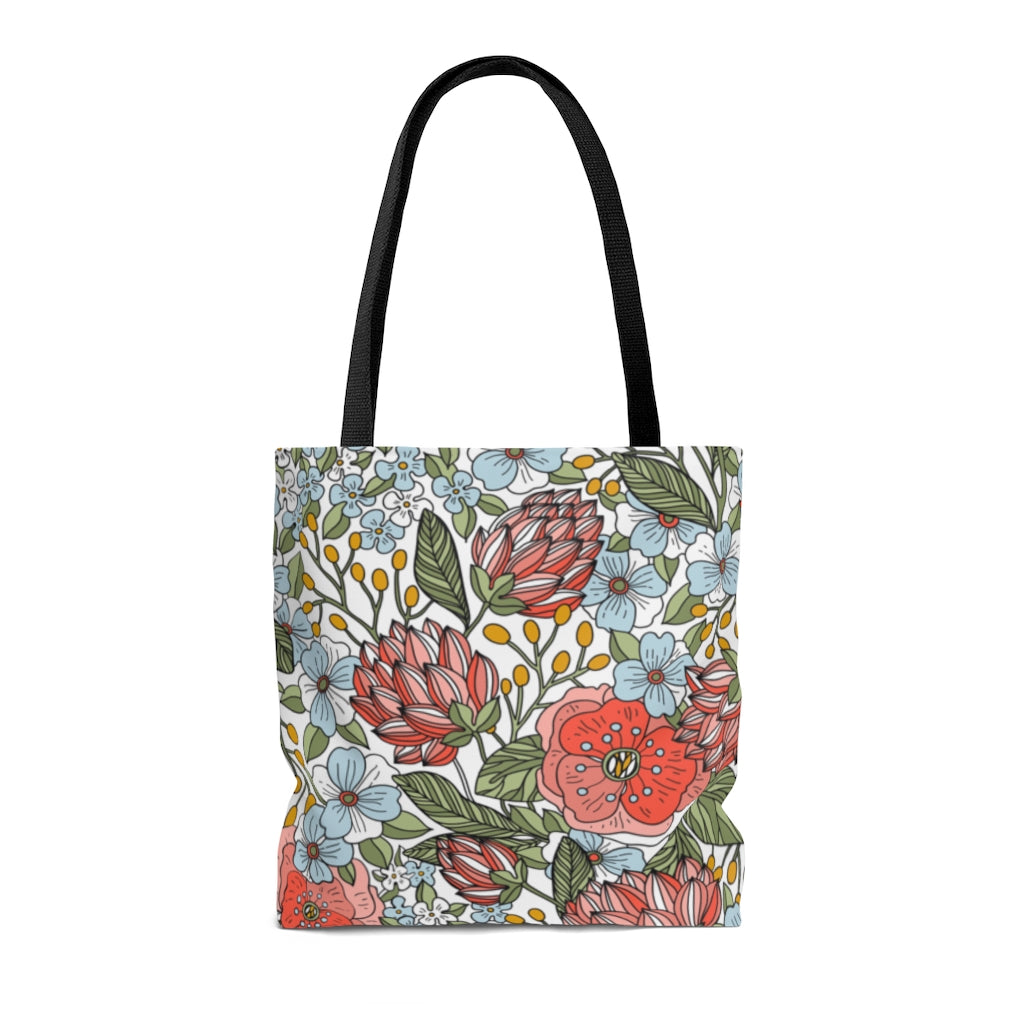 Tote Bag (Stylish Floral, All Over Print)