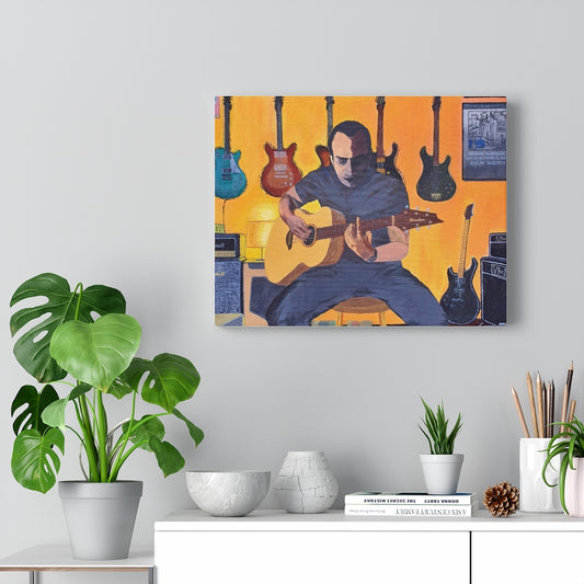 Stretched Canvas Print - "Arun Shenoy of The Groove Project"