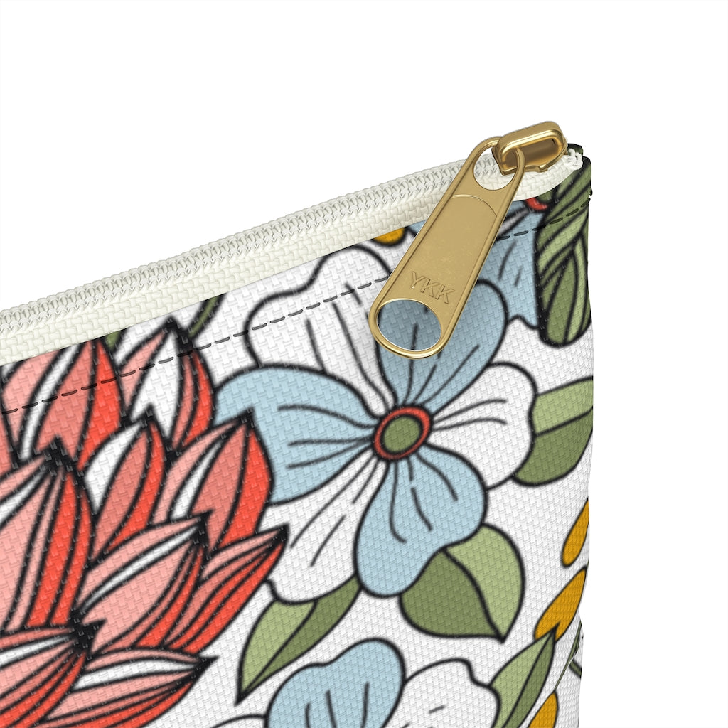 Accessory Pouch (Stylish Floral, All Over Print)