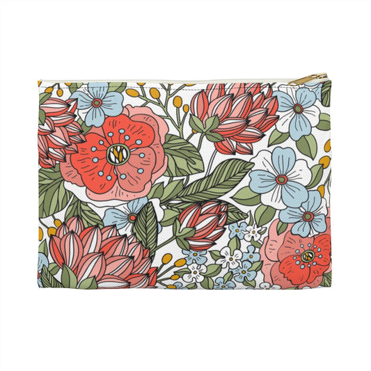 Accessory Pouch (Stylish Floral, All Over Print)