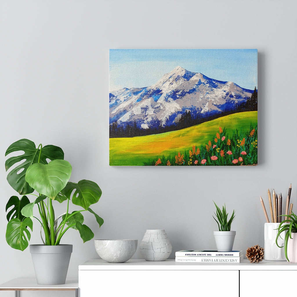 Stretched Canvas Print - "Mountains"