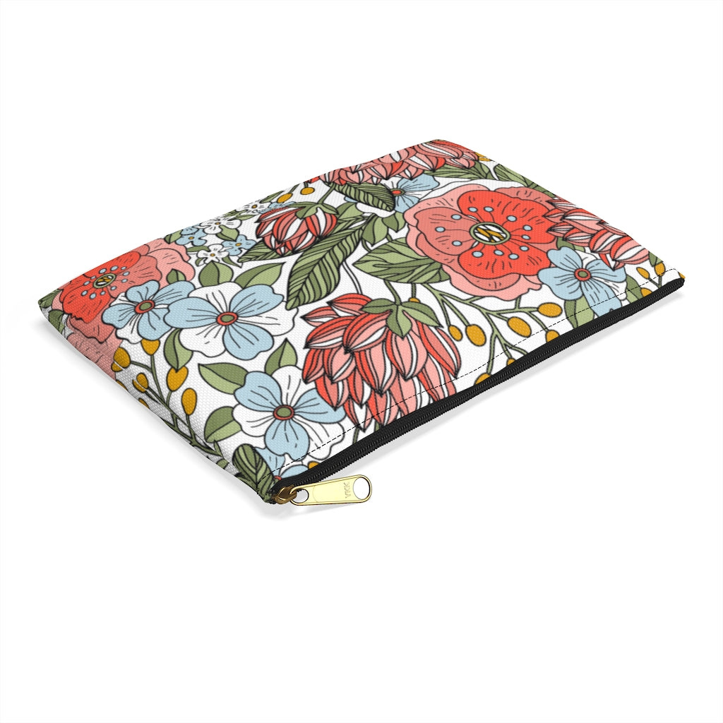 Accessory Pouch (Stylish Floral, All Over Print)