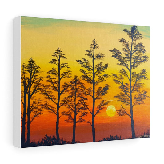 Stretched Canvas Print - "Sunset"