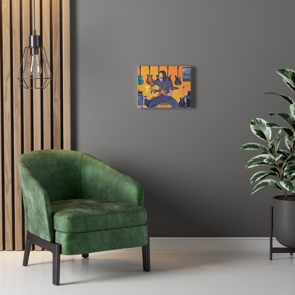 Stretched Canvas Print - "Arun Shenoy of The Groove Project"