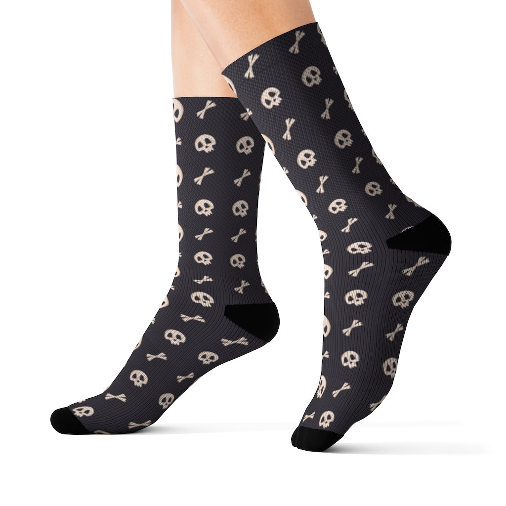 Sublimation Socks (Skulls)