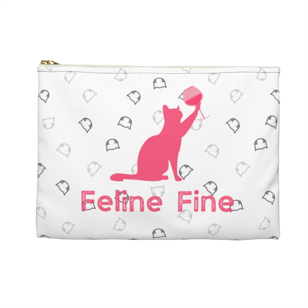 Accessory Pouch (Feline Fine, All Over Print)