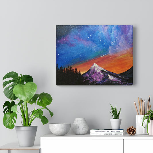 Stretched Canvas Print - "Starry Starry Night"