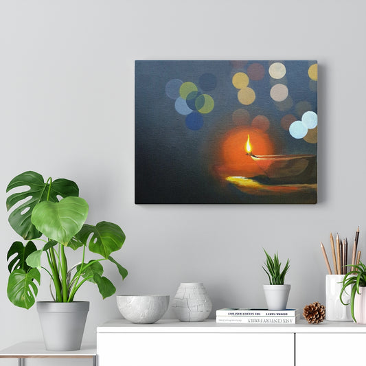 Stretched Canvas Print - "Light Over Darkness"