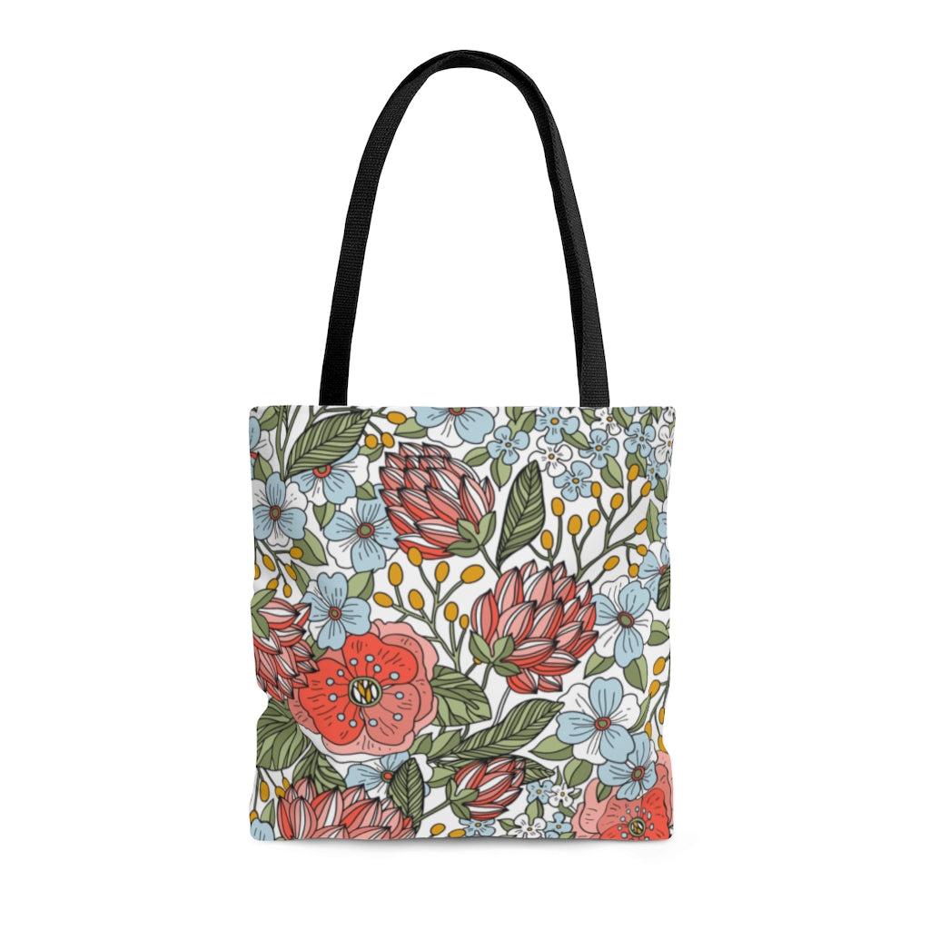 Tote Bag (Stylish Floral, All Over Print)