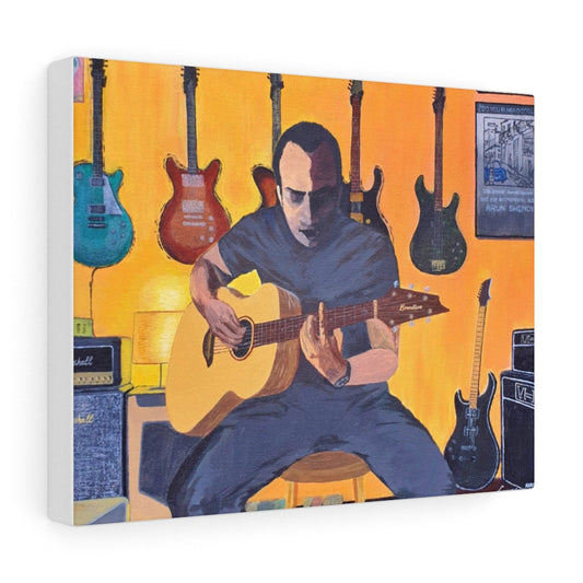 Stretched Canvas Print - "Arun Shenoy of The Groove Project"