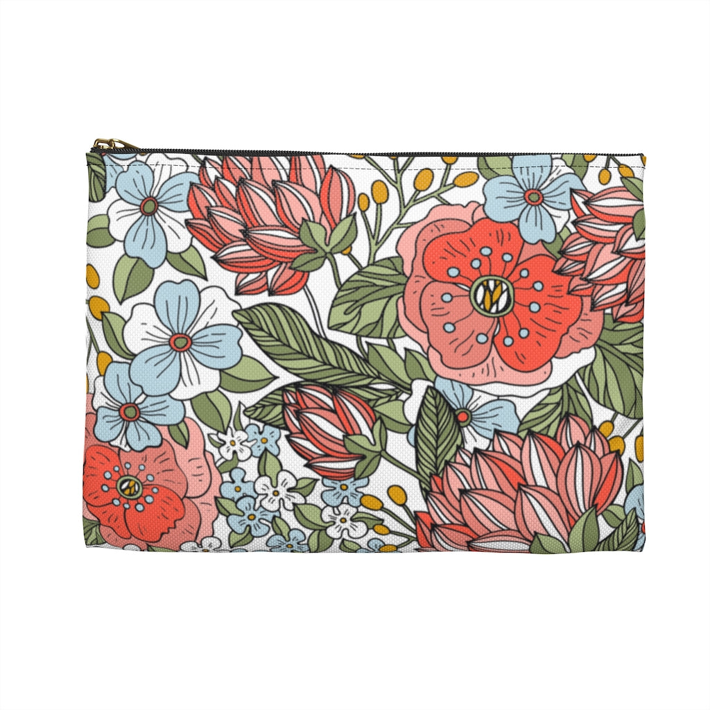 Accessory Pouch (Stylish Floral, All Over Print)