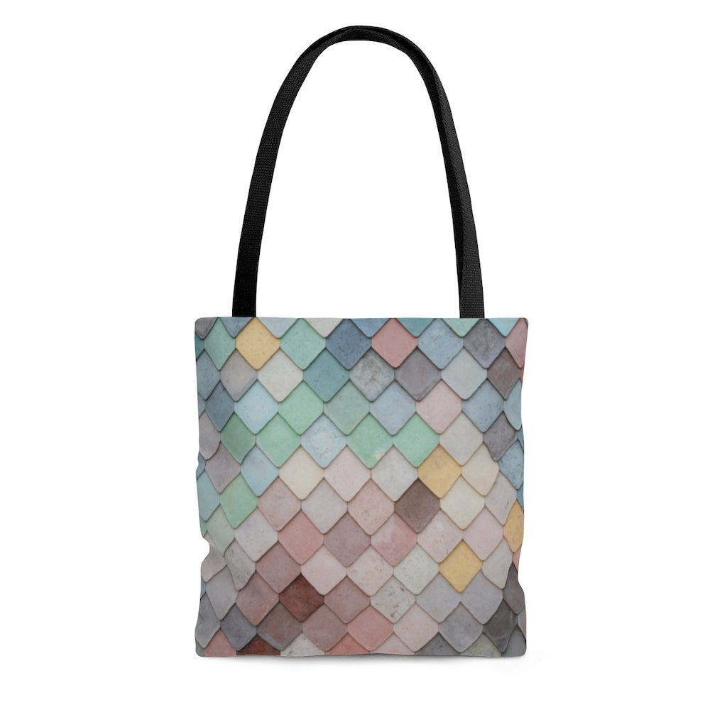 Tote Bag (Tiled Pattern, All Over Print)