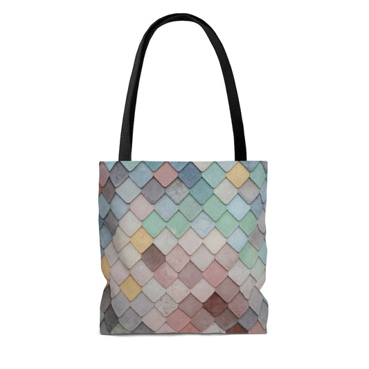 Tote Bag (Tiled Pattern, All Over Print)